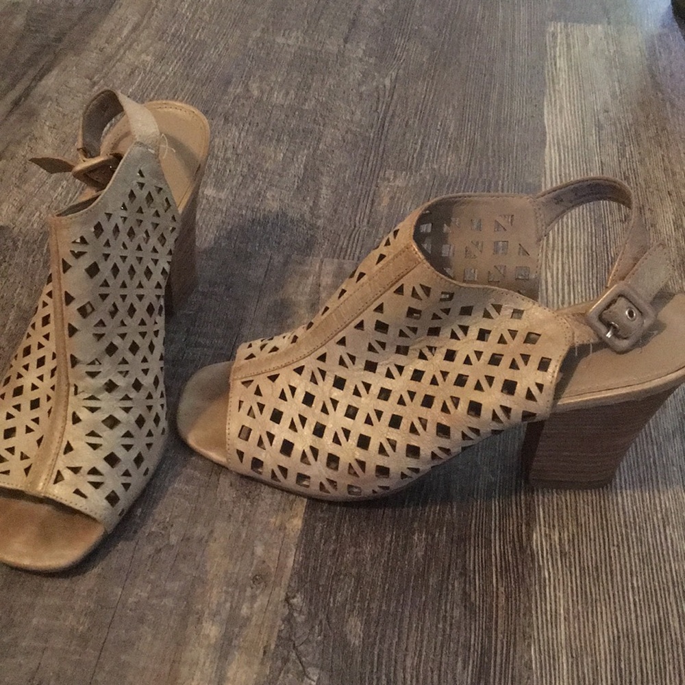 Nude Cut-Out Heels